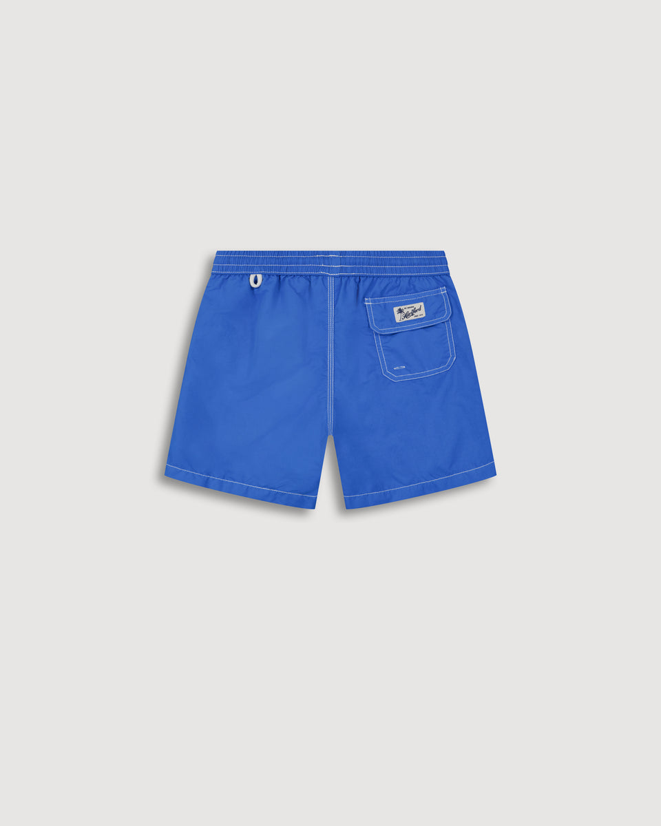 Achille Boy's Lagoon Blue Classic Swim Trunks - Image alternative