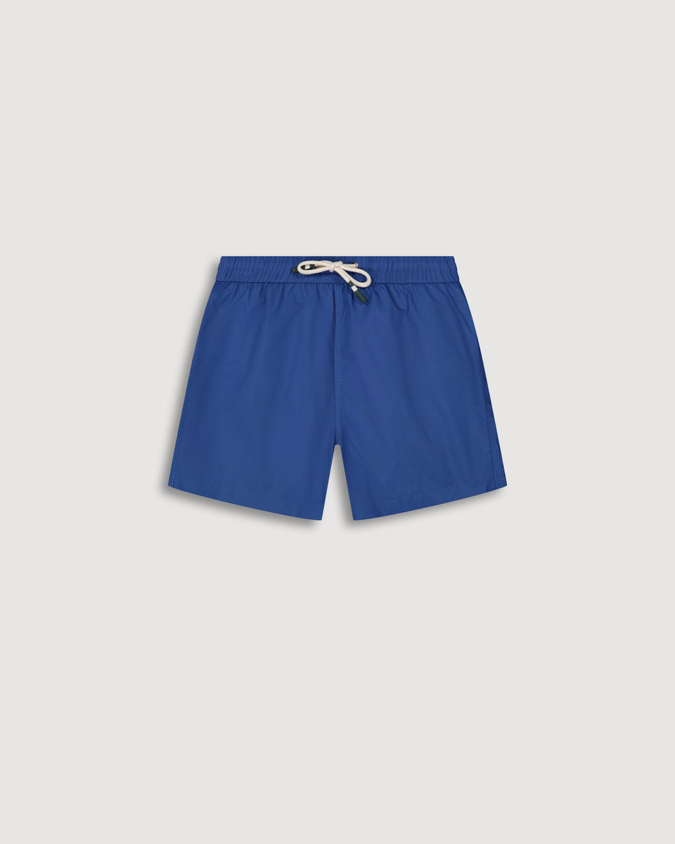 Achille Boy's Petrol Blue Lightweight Swim Trunks - Image principale