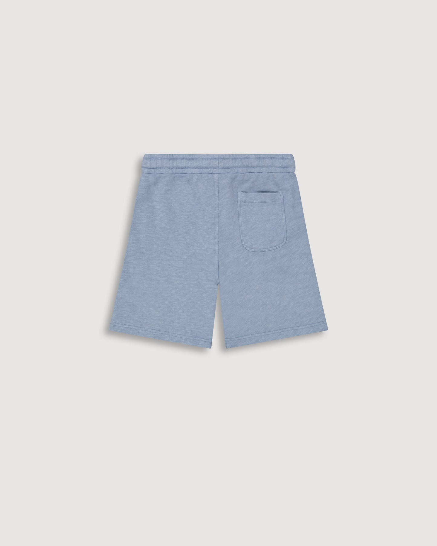 Short Garçon en Coton Flammé Bleu