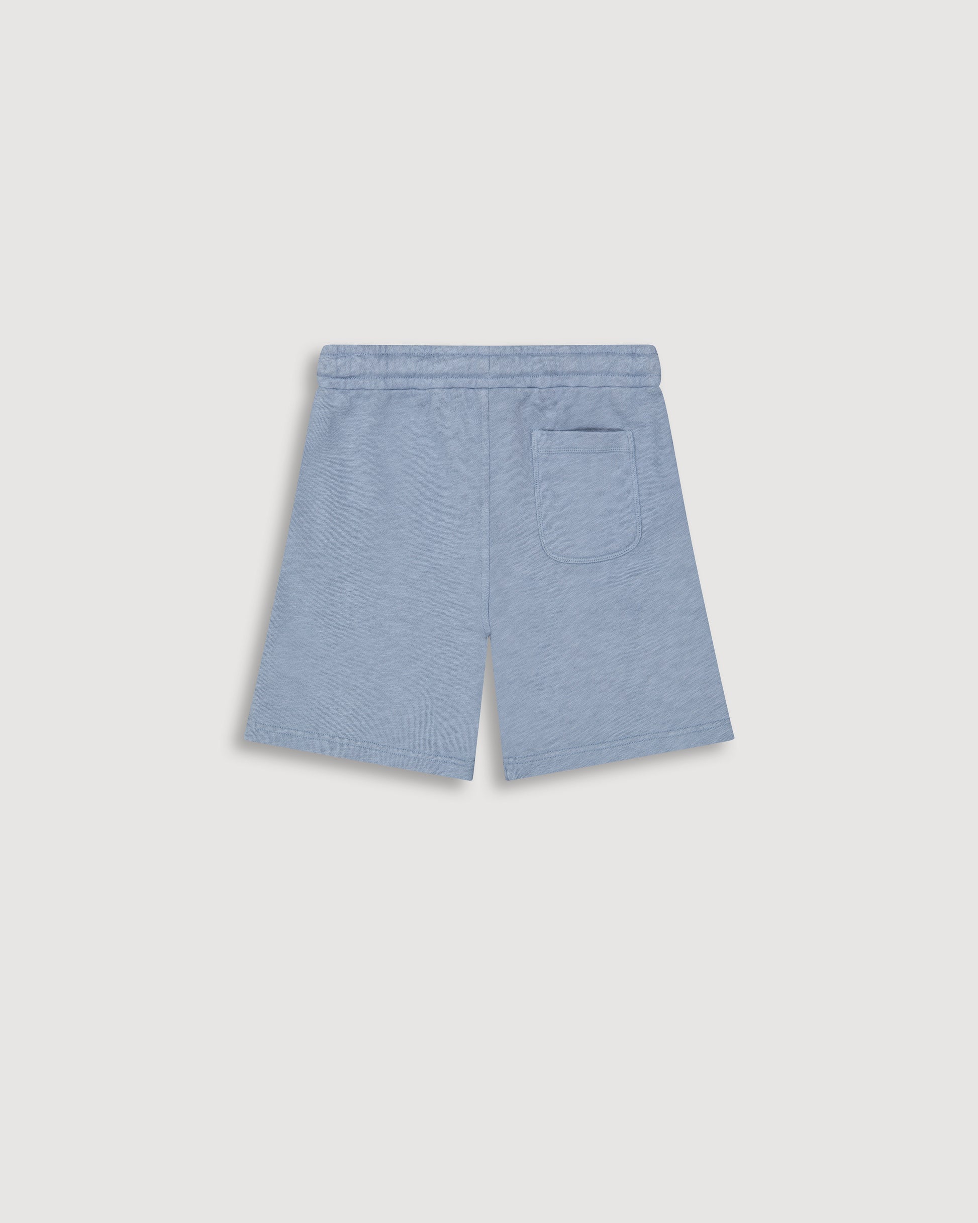 Short Garçon en Coton Flammé Bleu