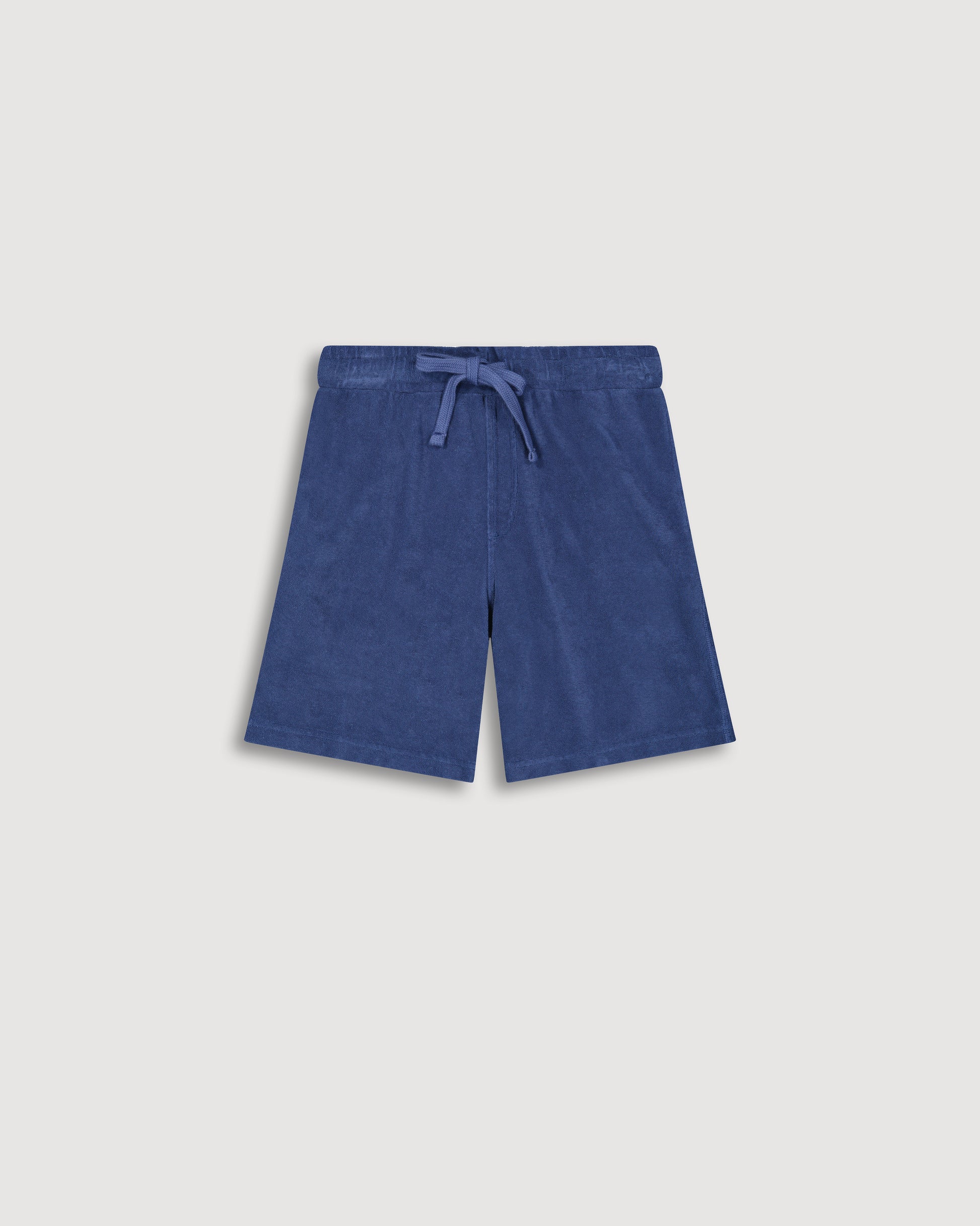 Short Garçon en Eponge Bleu Cobalt