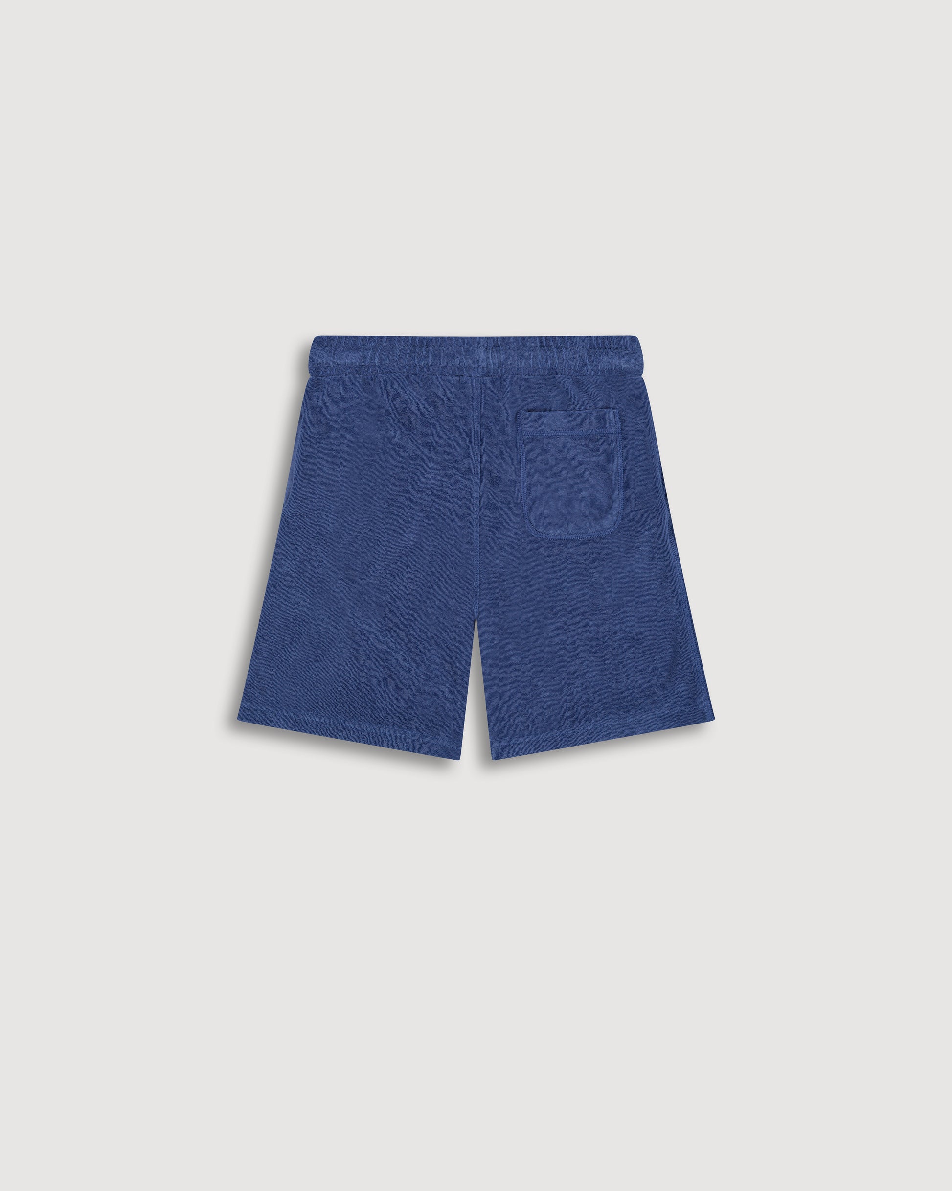 Short Garçon en Eponge Bleu Cobalt