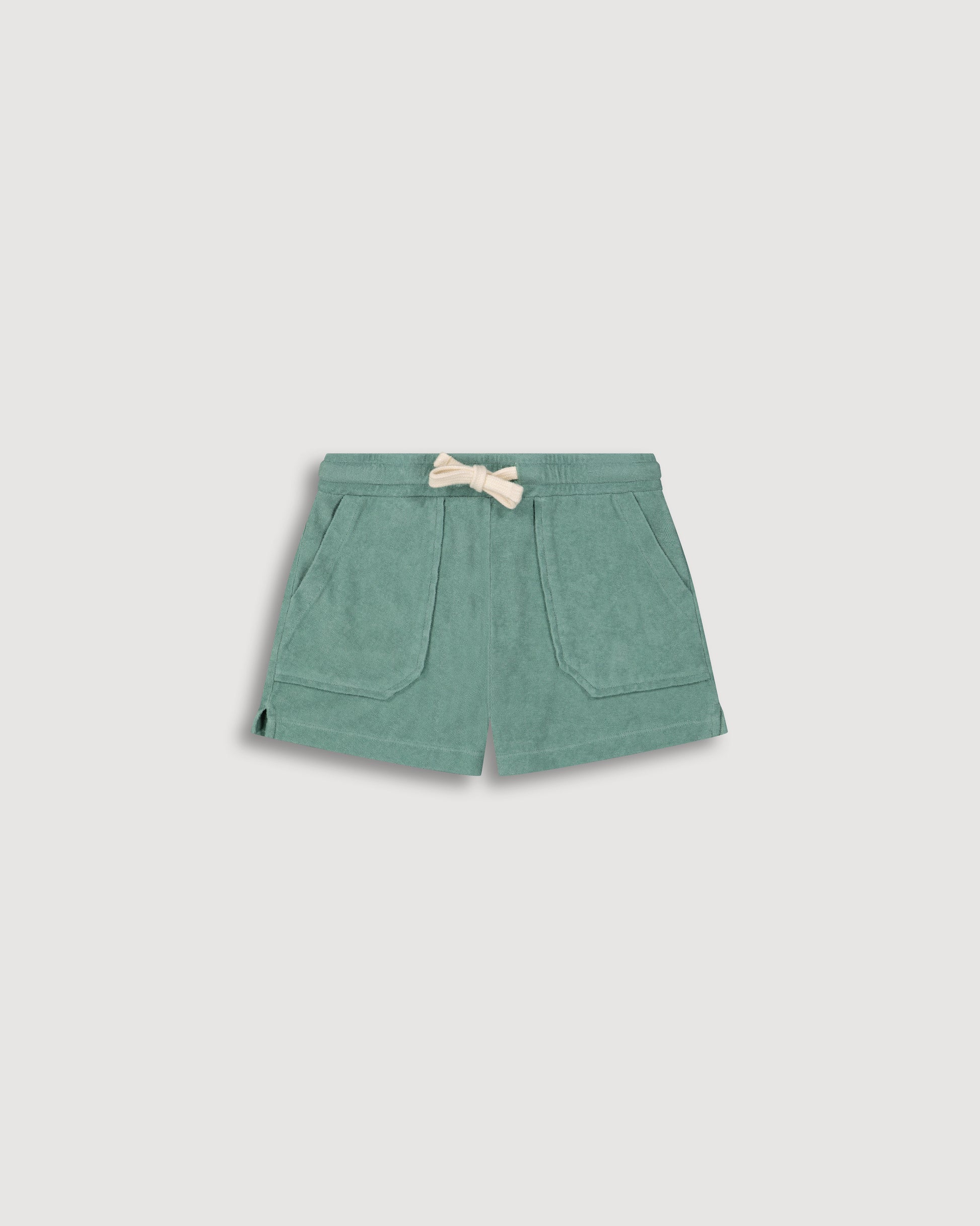 Short Fille en Eponge Vert Agave Tivu