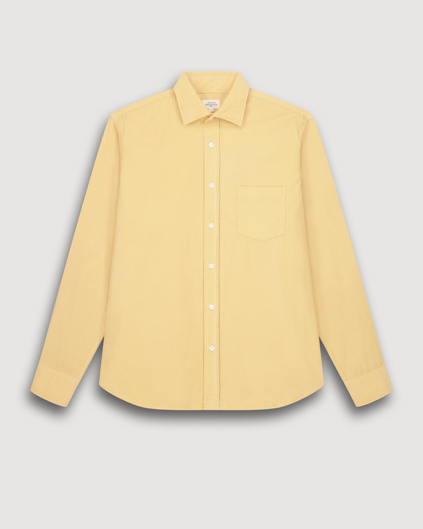 Paul Men's Yellow Thin Corduroy Shirt