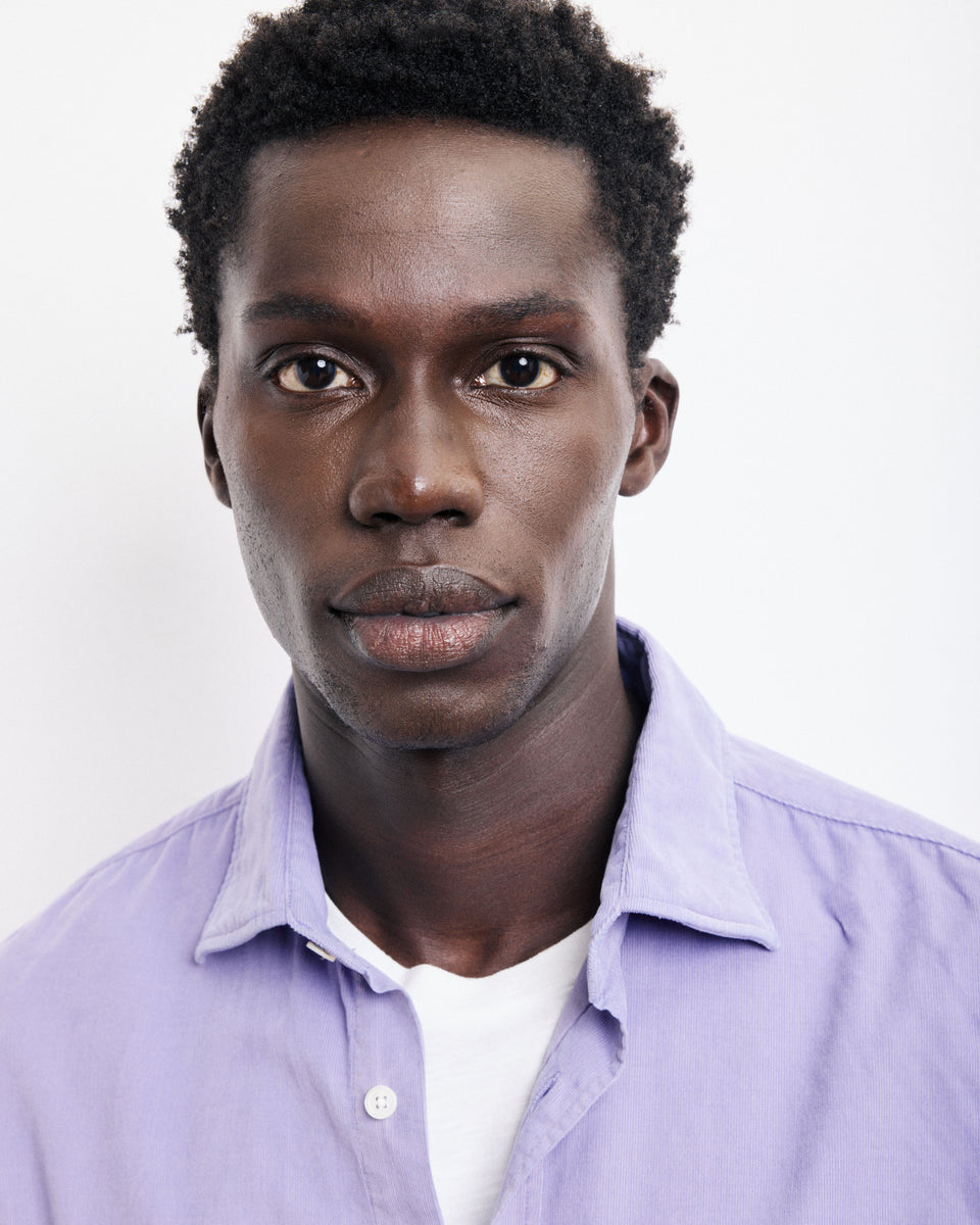 Paul Men's Amethyste Thin Corduroy Shirt - Image alternative
