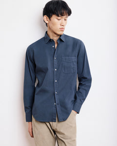 Chemise Homme en Gabardine de coton Carbone Storm