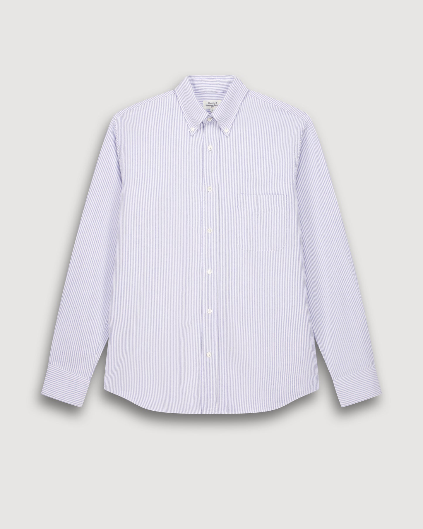 Pitt Men's Blue Brushed Oxford Shirt
