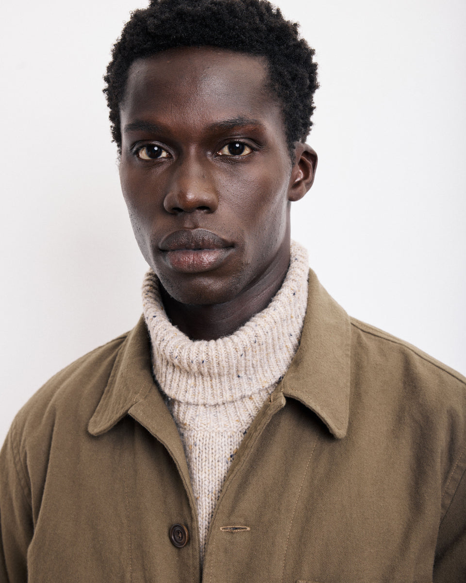 Veste Homme en Moleskine de Coton Bronze Perry - Image alternative