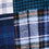 Patt Men's Blue Patchwork Flannel Shirt