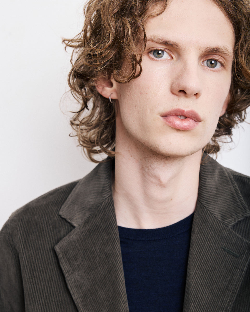 Jonny Men's Olive Green Corduroy Jacket - Image alternative