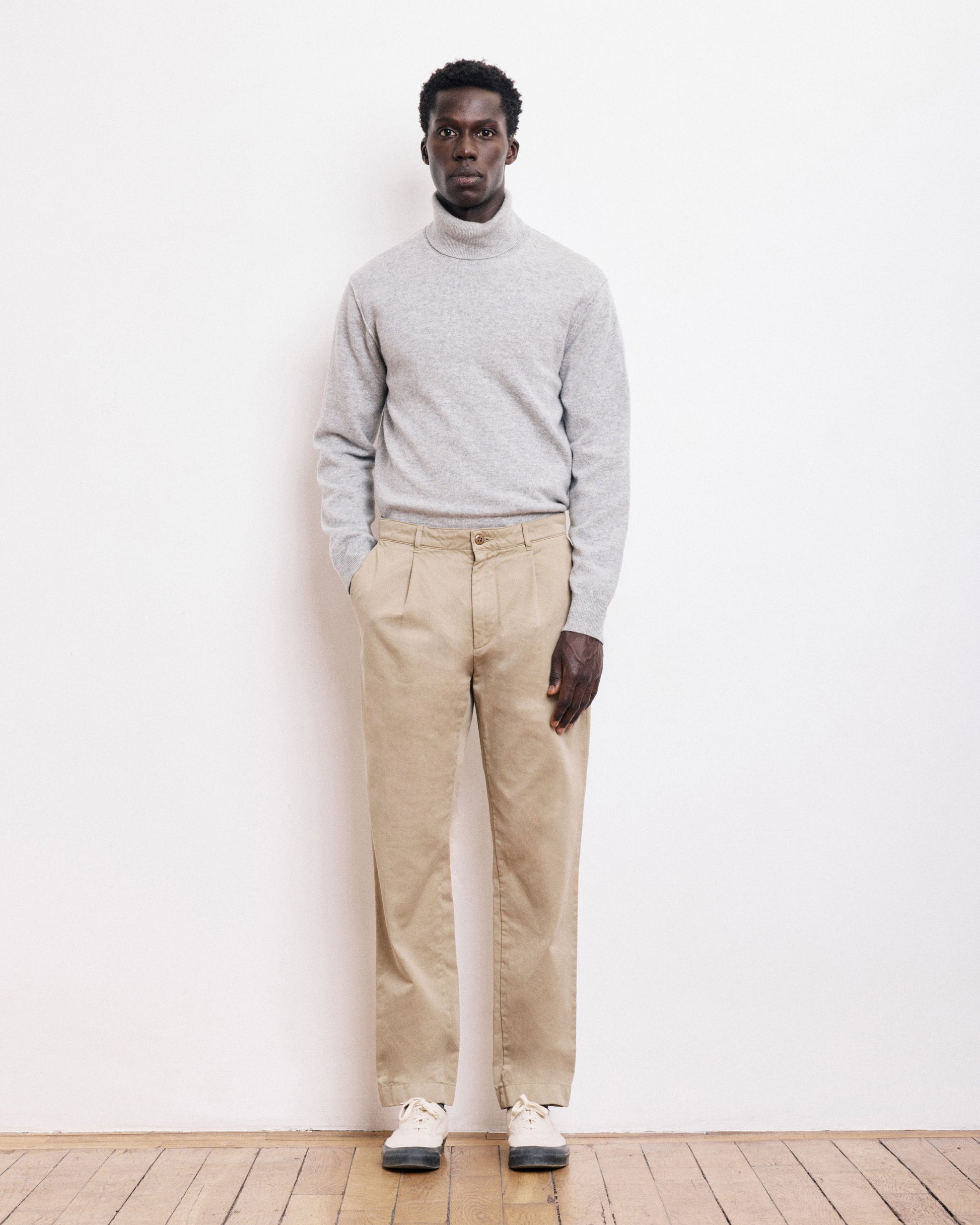 Pantalon Homme en Chino Beige Tommy