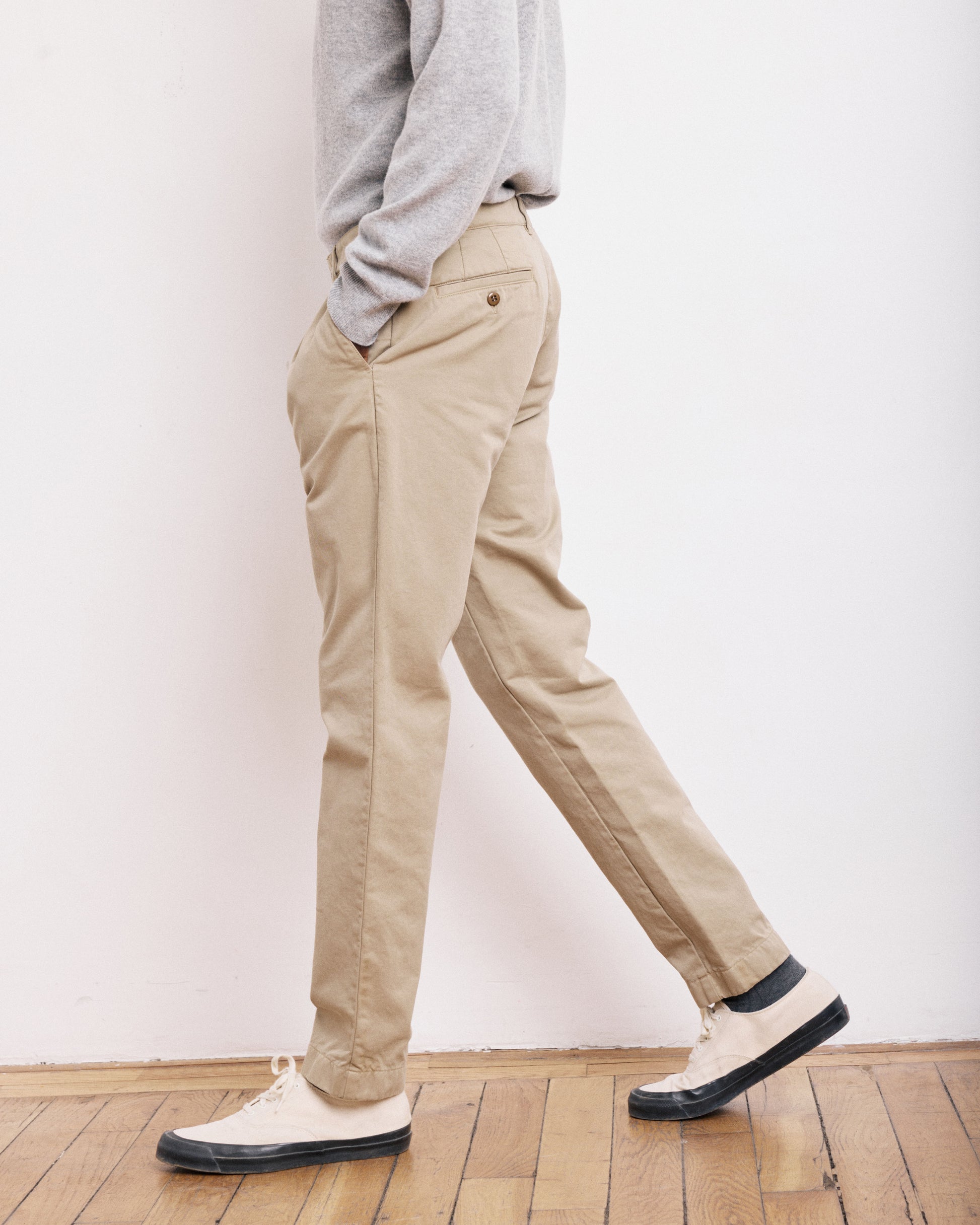 Pantalon Homme en Chino Beige Tommy