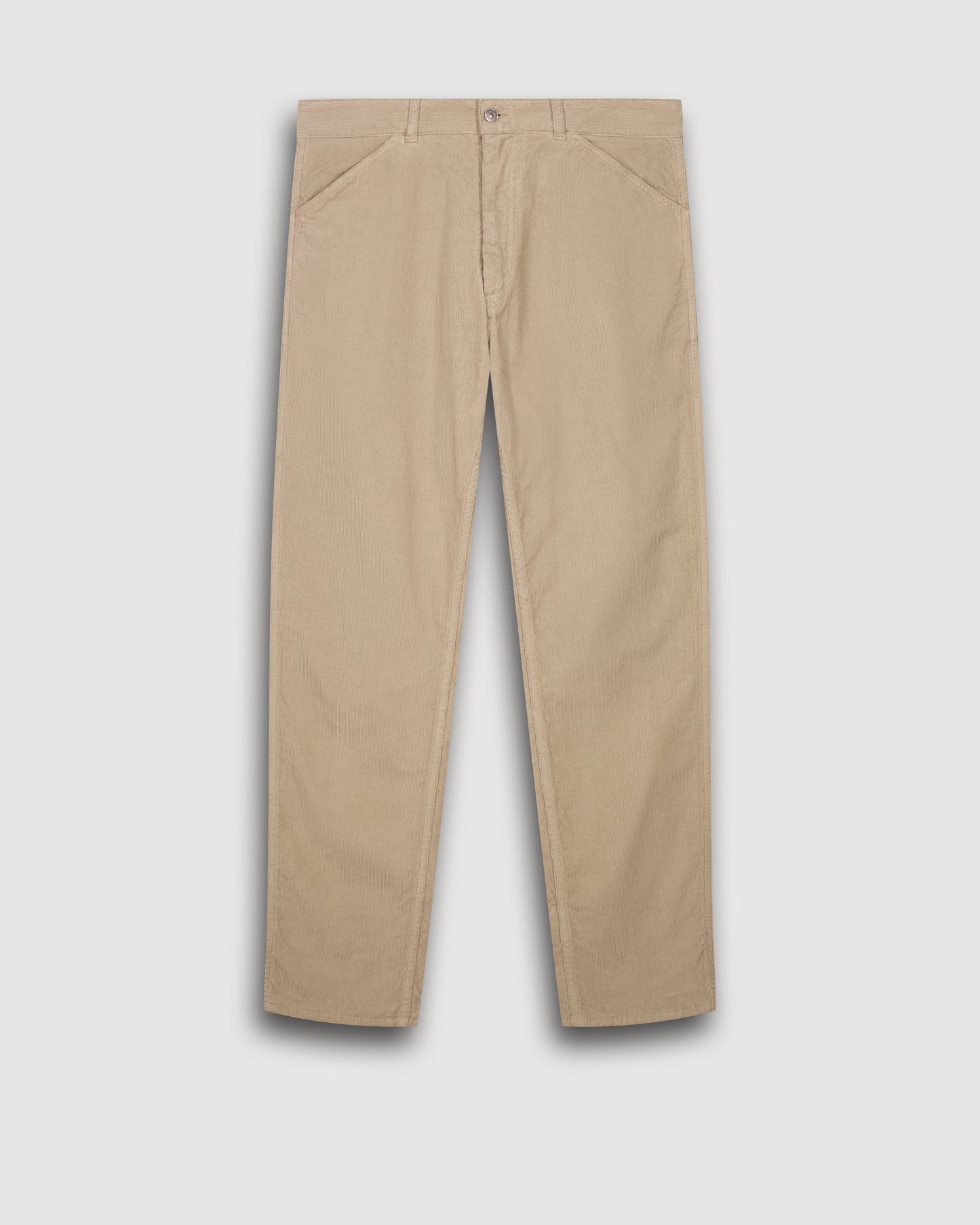 Terrence Men's Beige Corduroy Pants