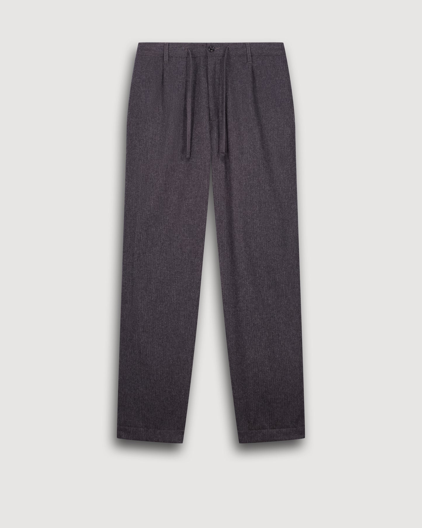 Tanker Men's Grey Striped Flannel Pants