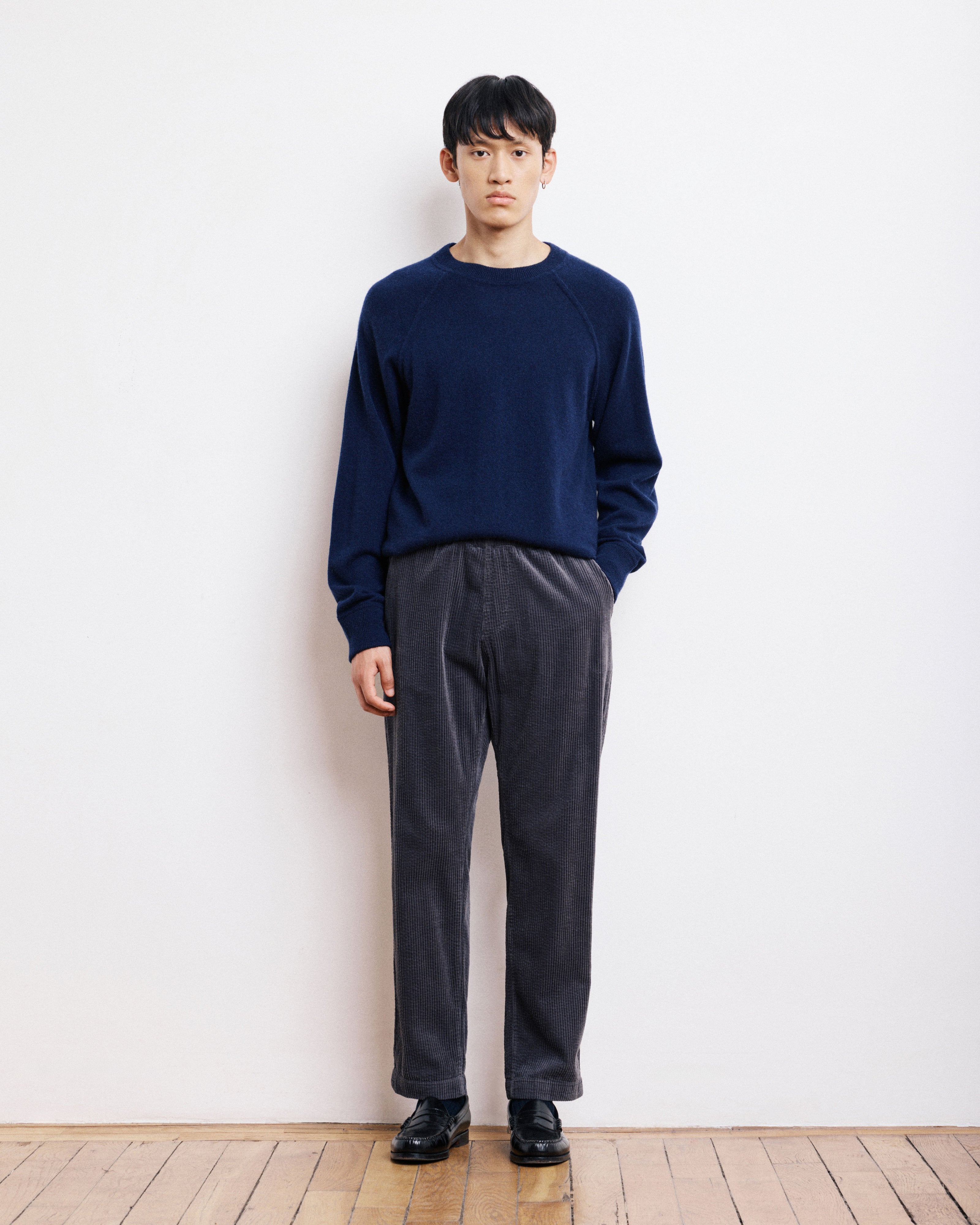 Pantalon Homme en velours cotelé seersucker Carbone Joggy