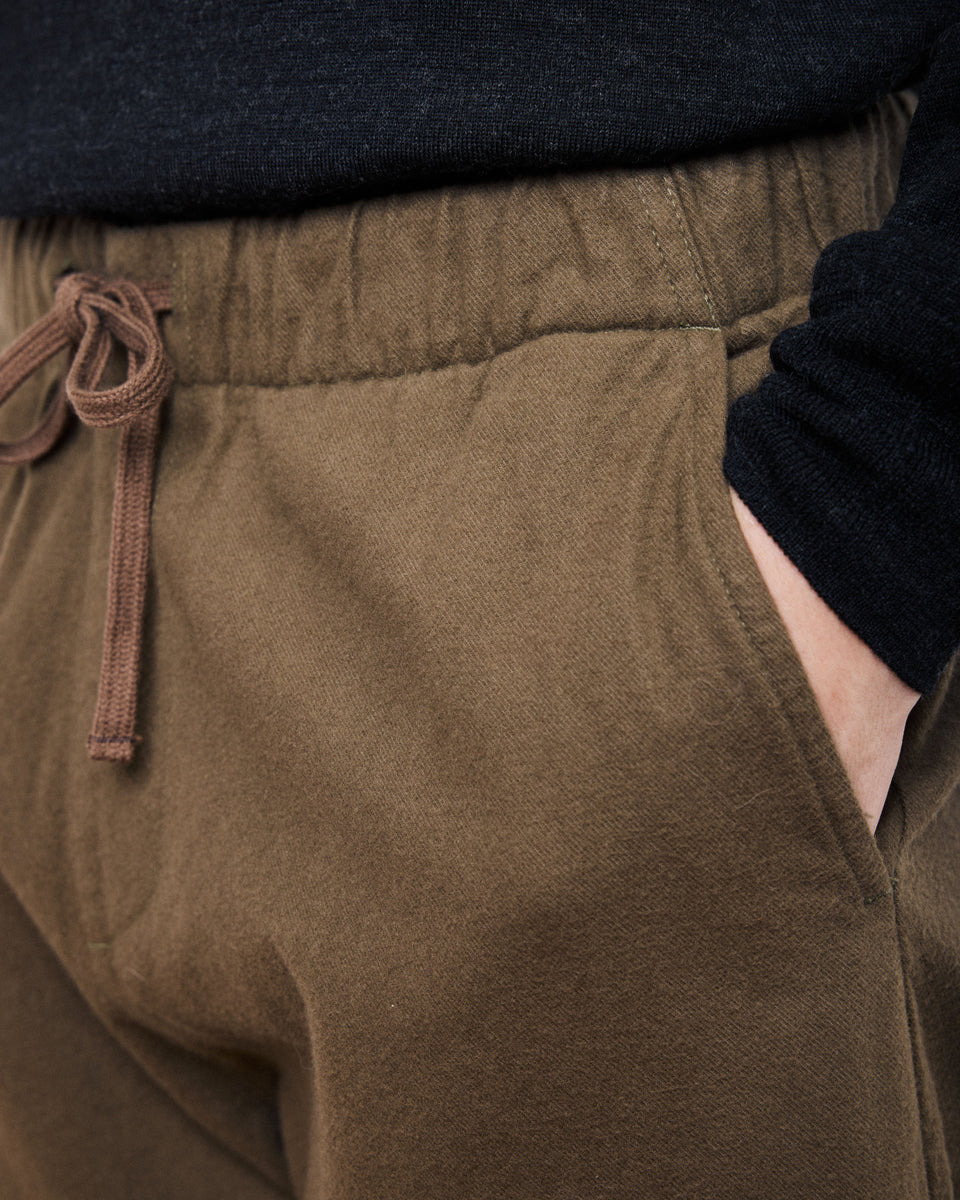 Joggy Men's Bronze Cotton Moleskin Pants - Image 3