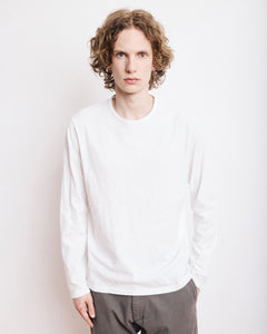 T-Shirt Homme en Coton Slub Blanc