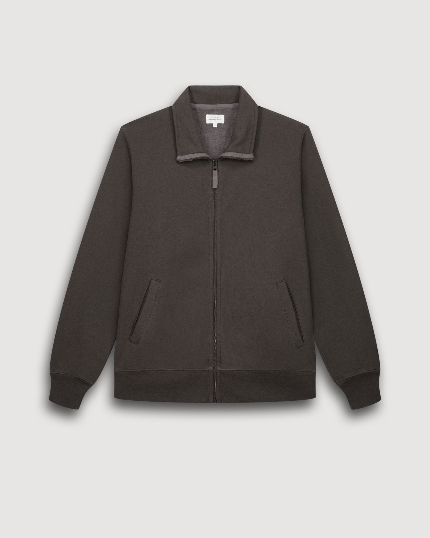 Track Men's Military Green Cotton & Wool Sweatshirt