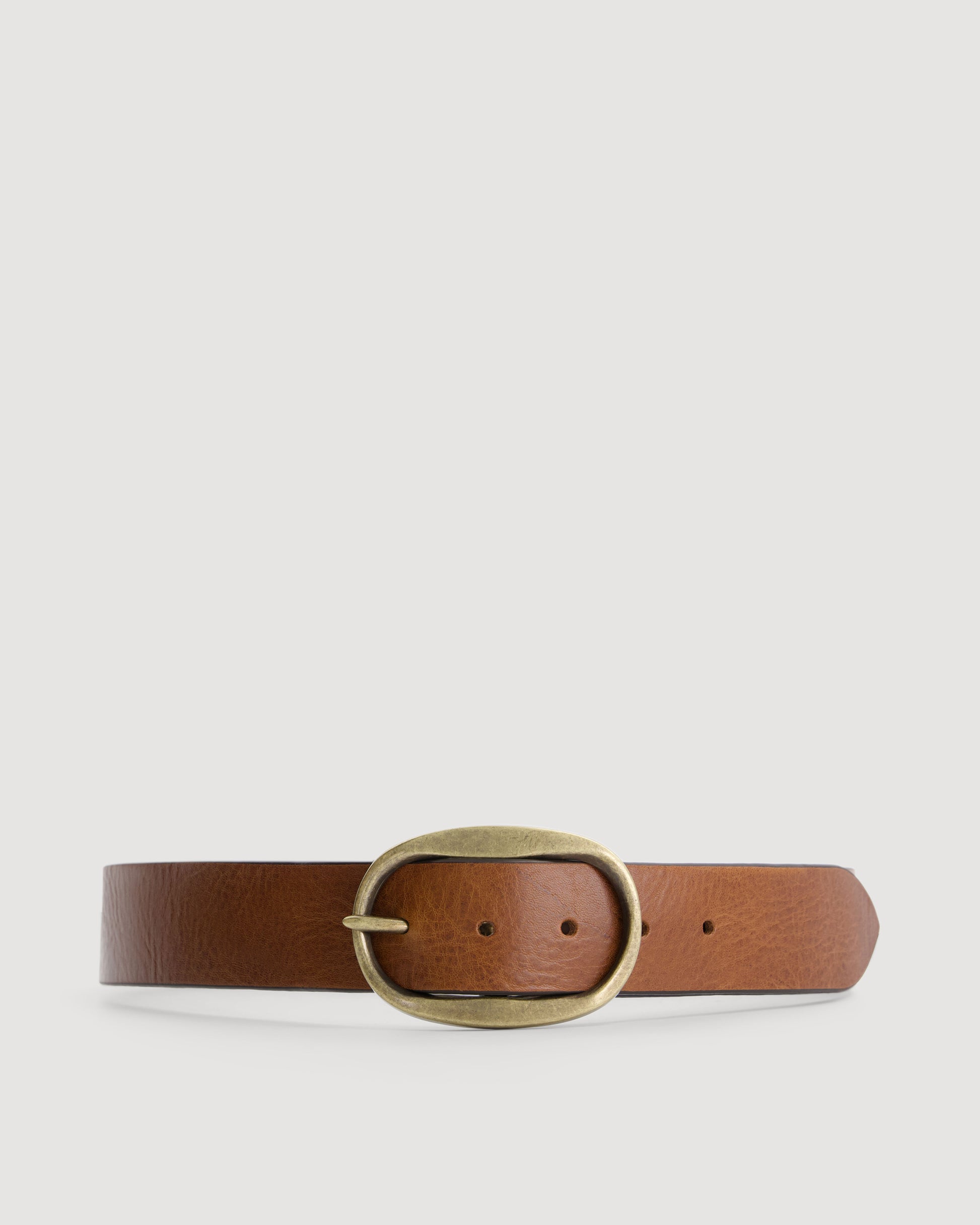Ceinture Femme en Cuir Marron Angus
