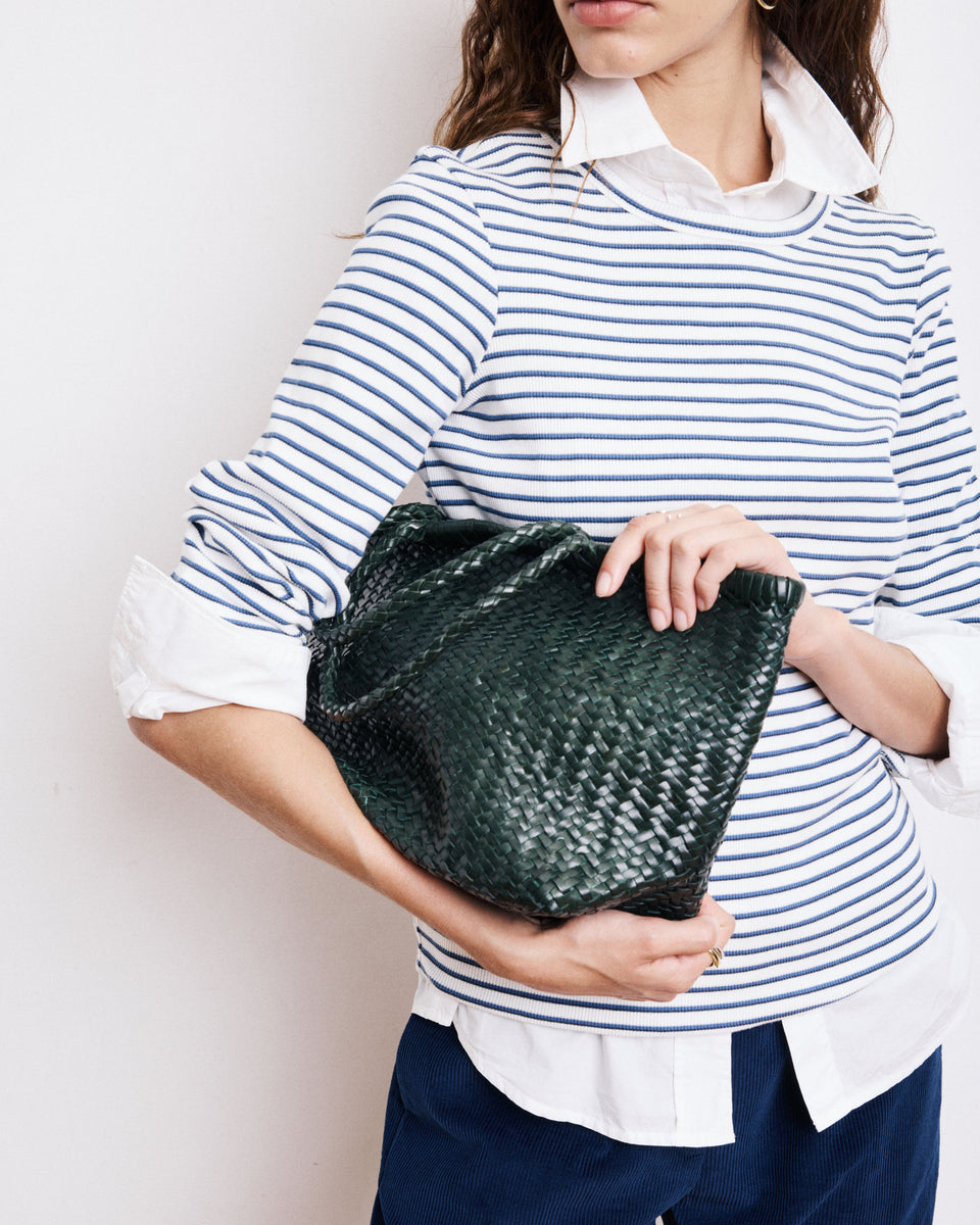 Amede Women's Green Leather Bag - Image alternative