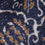 Bandana Men's Navy Blue Printed Wool Scarf