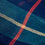 Tartan Men's Navy Blue & Green Checked Wool Scarf