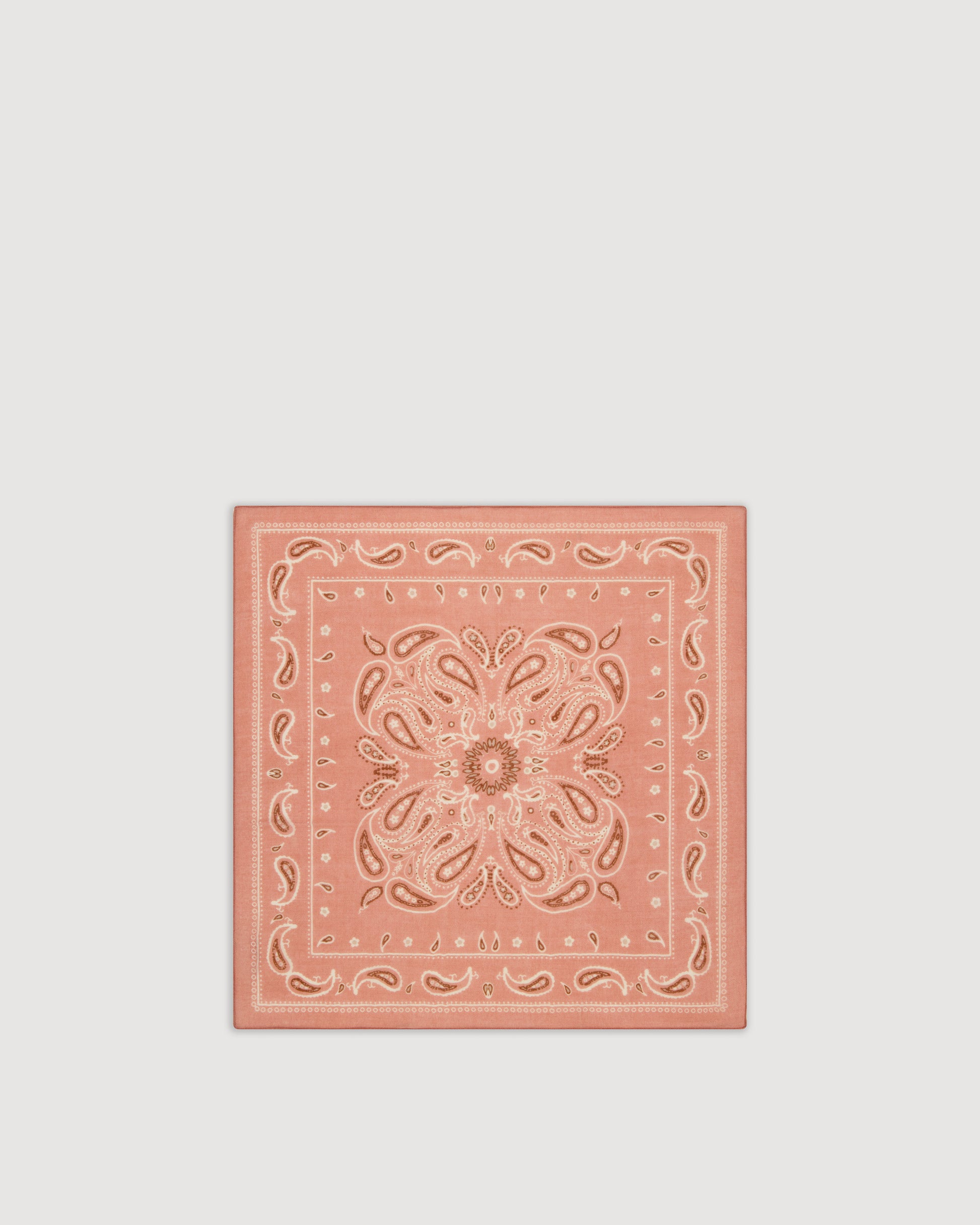 Bandana Femme en Laine Imprimé Rose