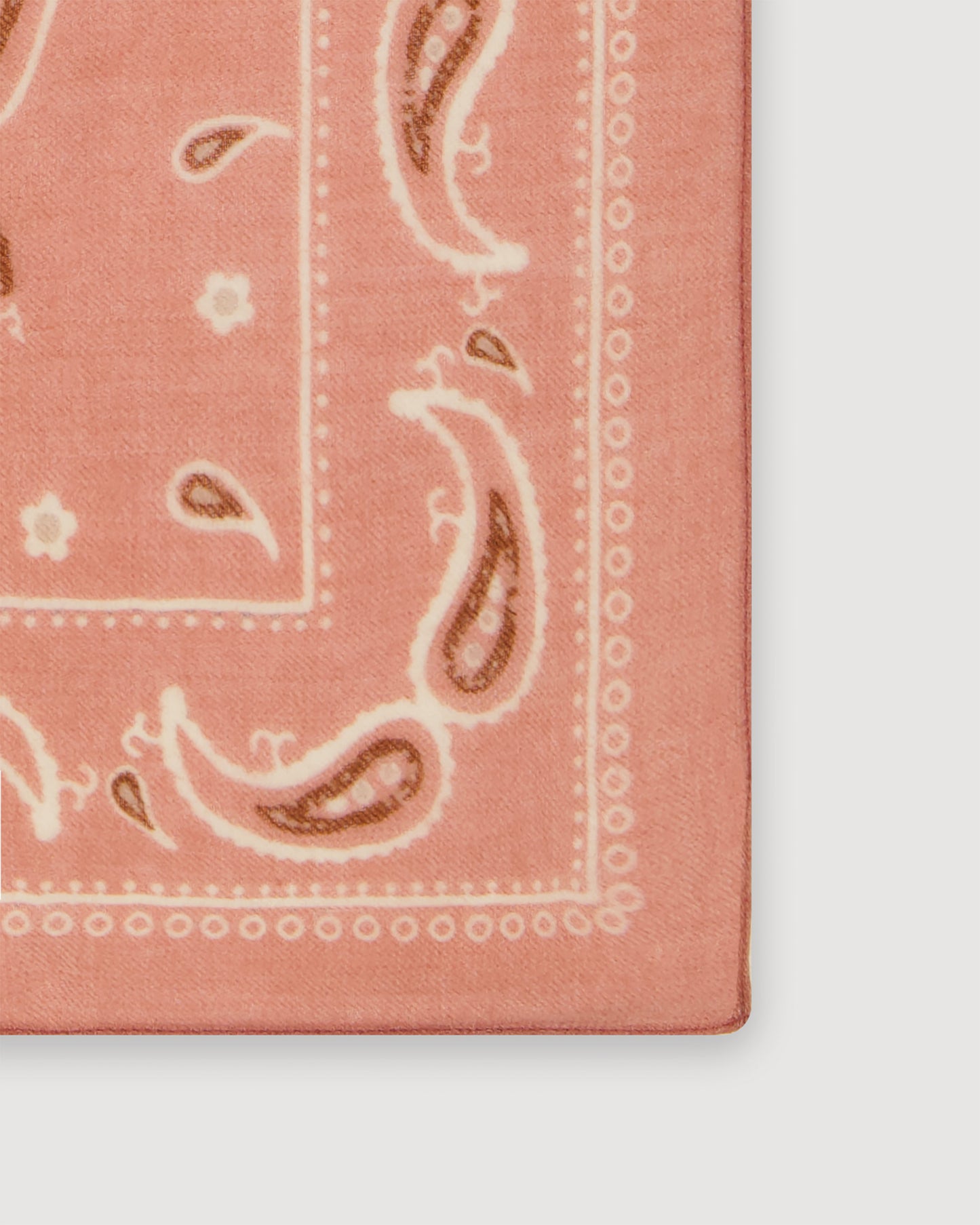 Bandana Femme en Laine Imprimé Rose