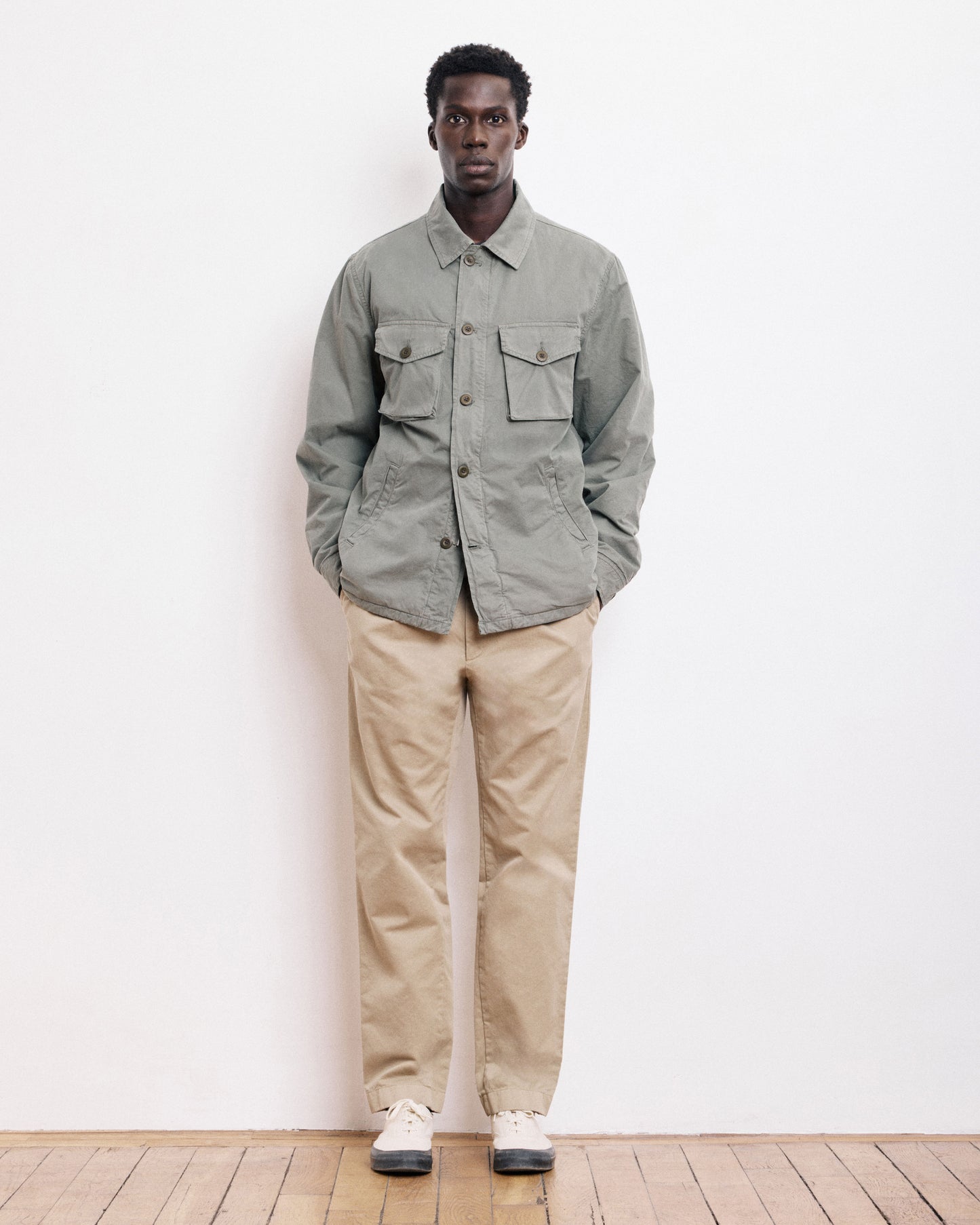 Veste Homme en coton Vert militaire Jonah