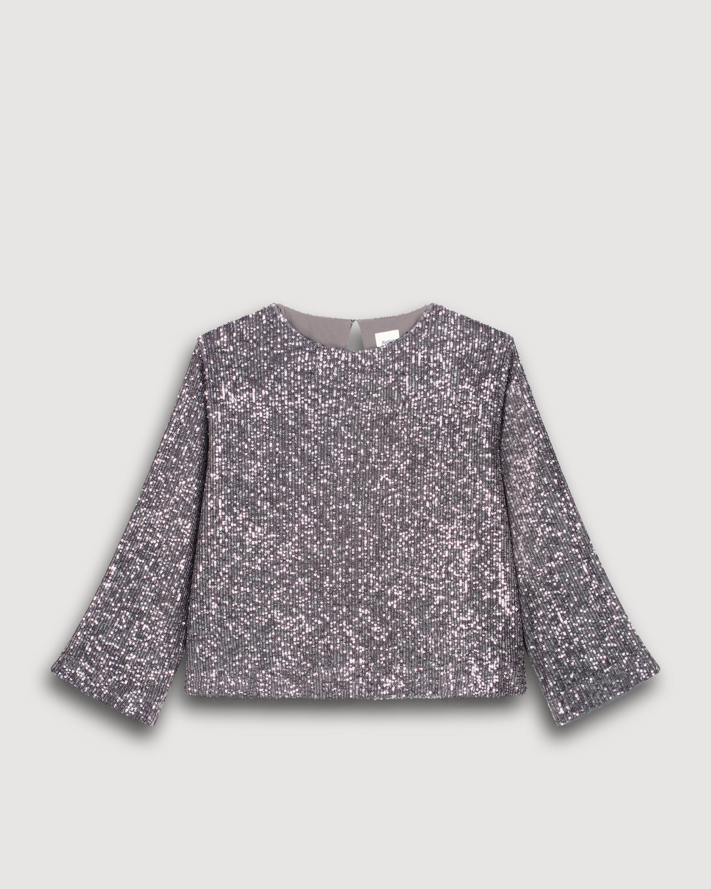 Harper Women's Anthracite Grey Sequins Top
