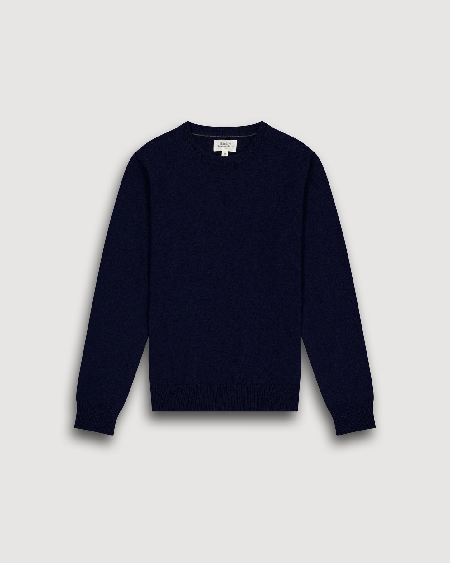 Pull Garçon en Laine & Cachemire Bleu Marine Crew
