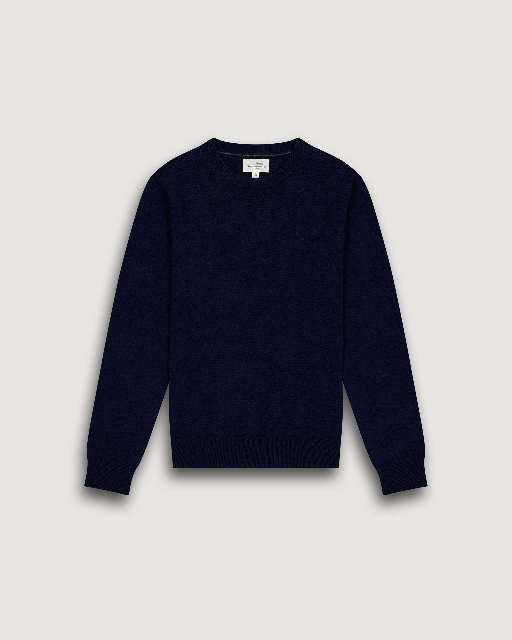 Pull Garçon en Laine & Cachemire Bleu Marine Crew