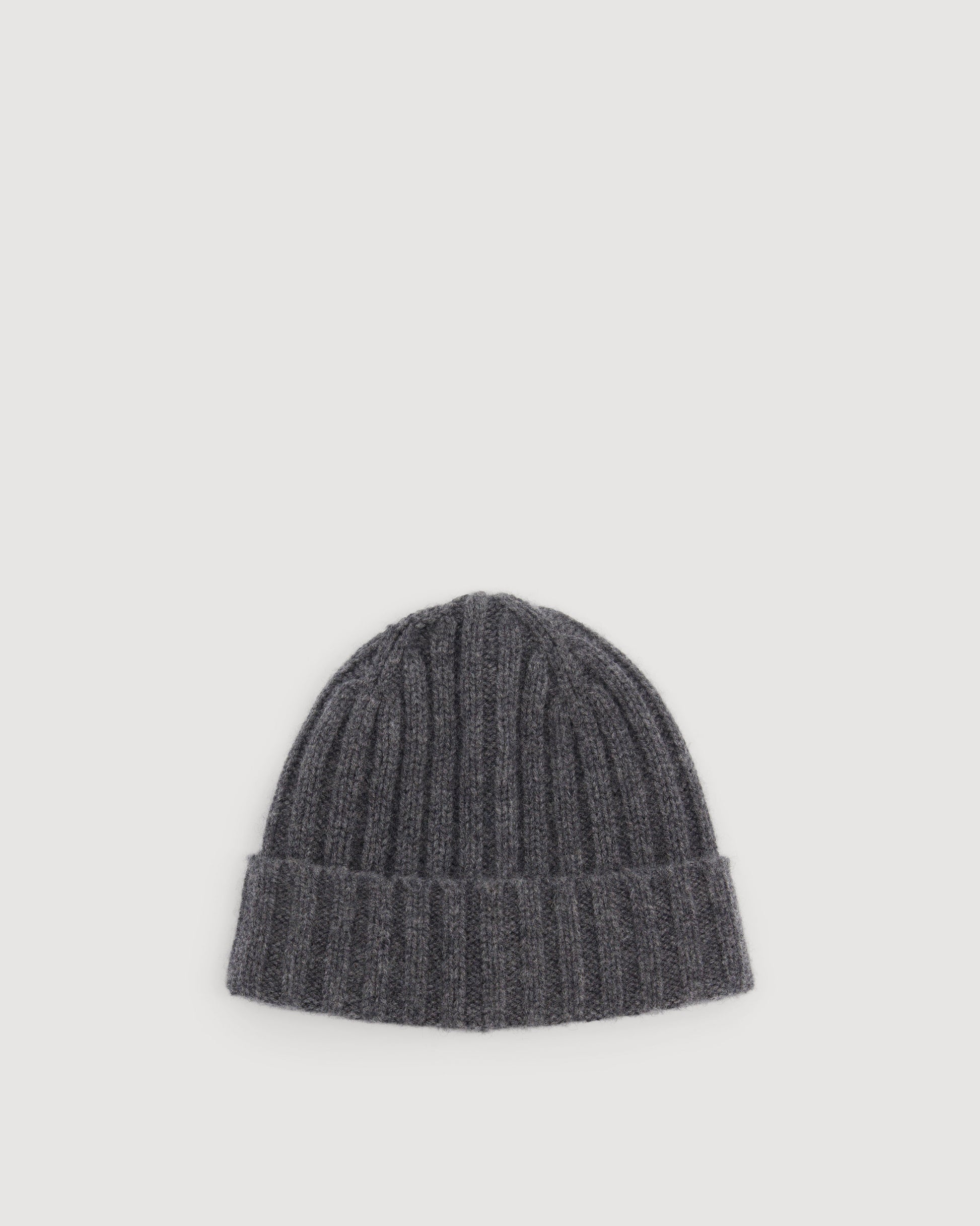 Bonnet Garçon en Laine & Cachemire Gris
