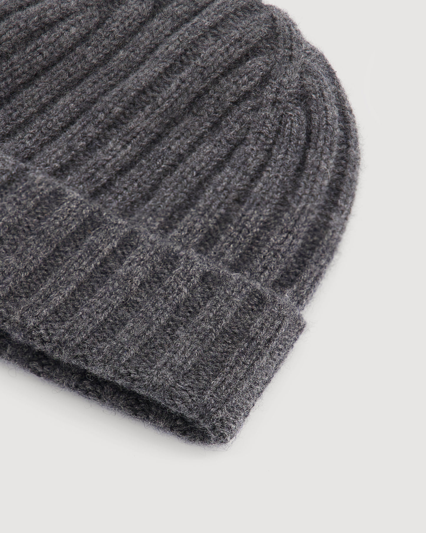 Bonnet Garçon en Laine & Cachemire Gris