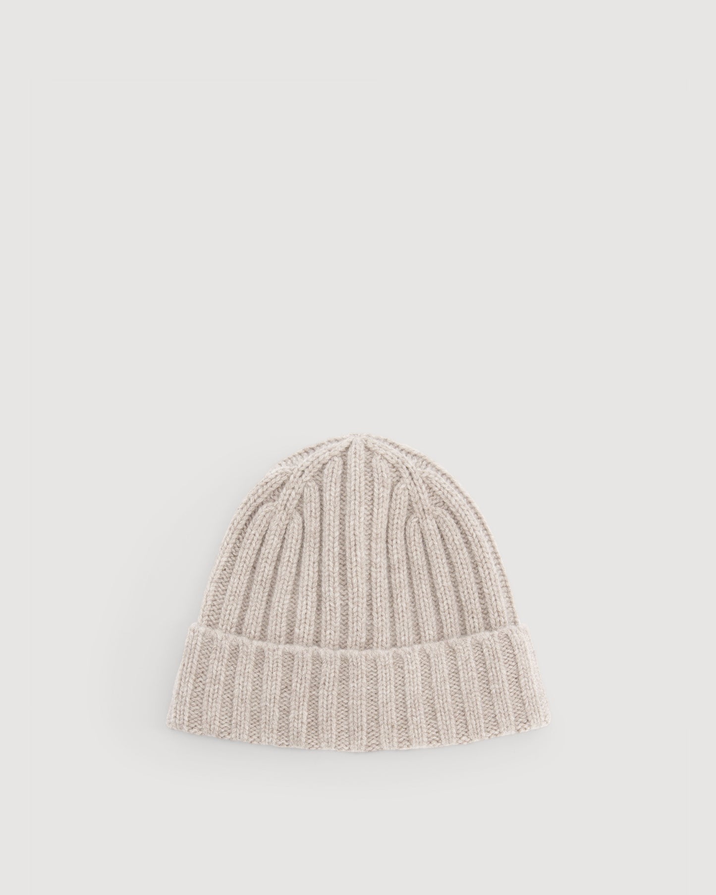 Bonnet Garçon en Laine & Cachemire Beige