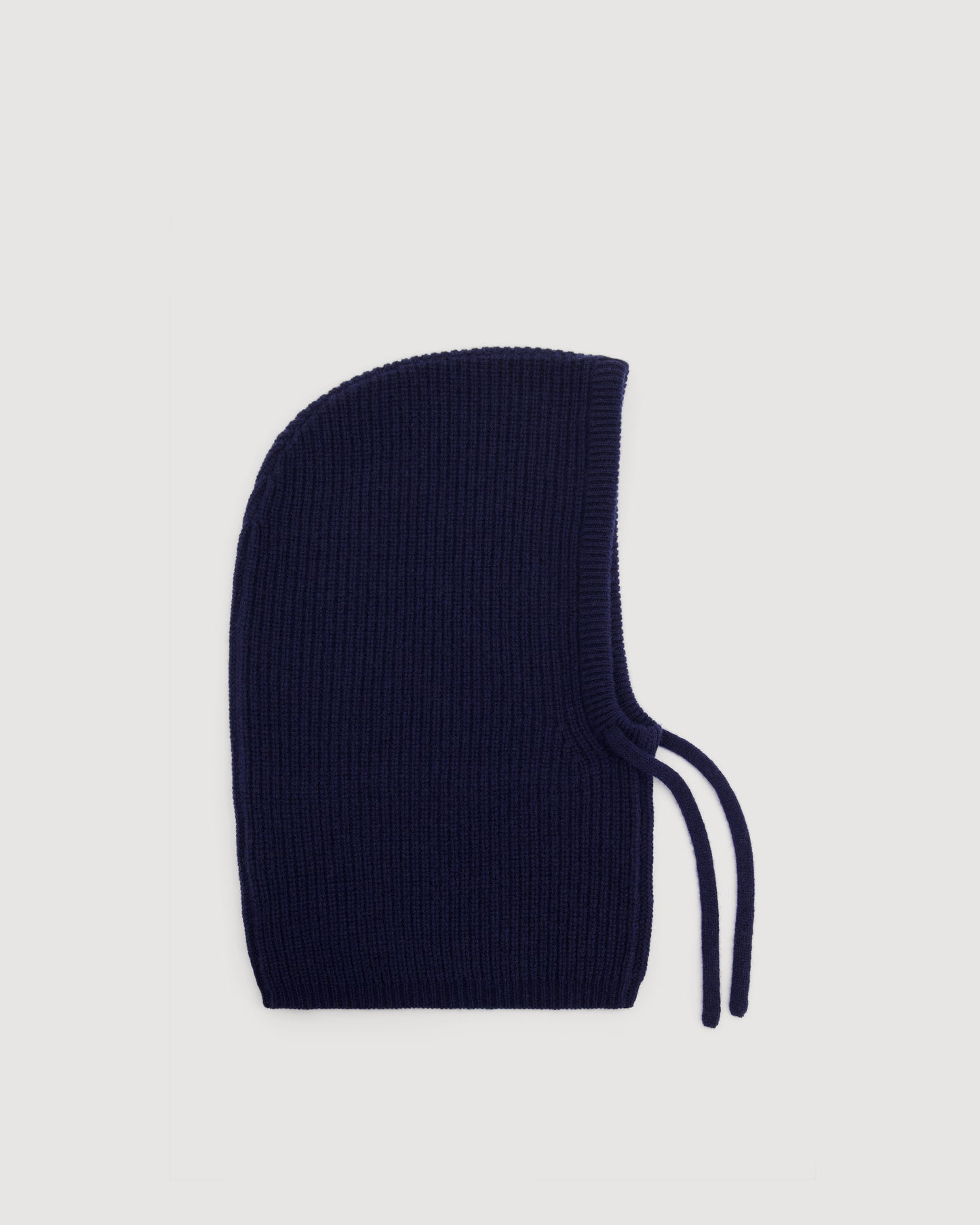 Cagoule Fille en Laine Mérinos & Cachemire Bleu Marine Mellon