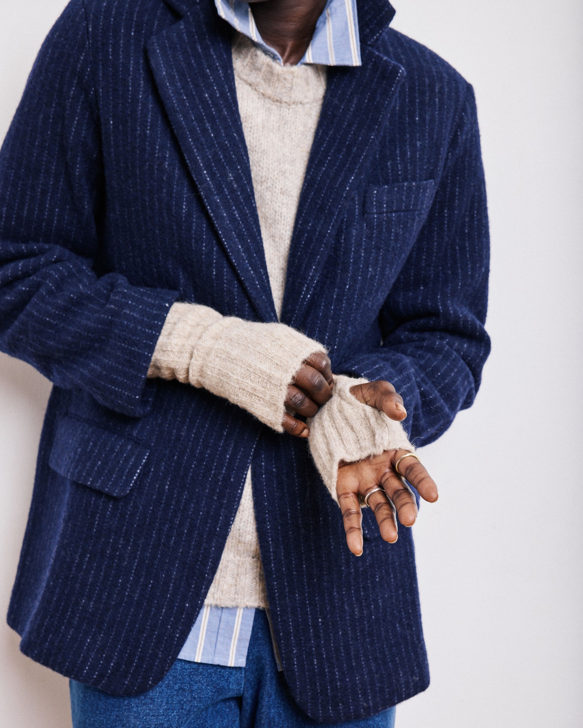 Mitaines Femme en Yak & Alpaga Naturel Gloves