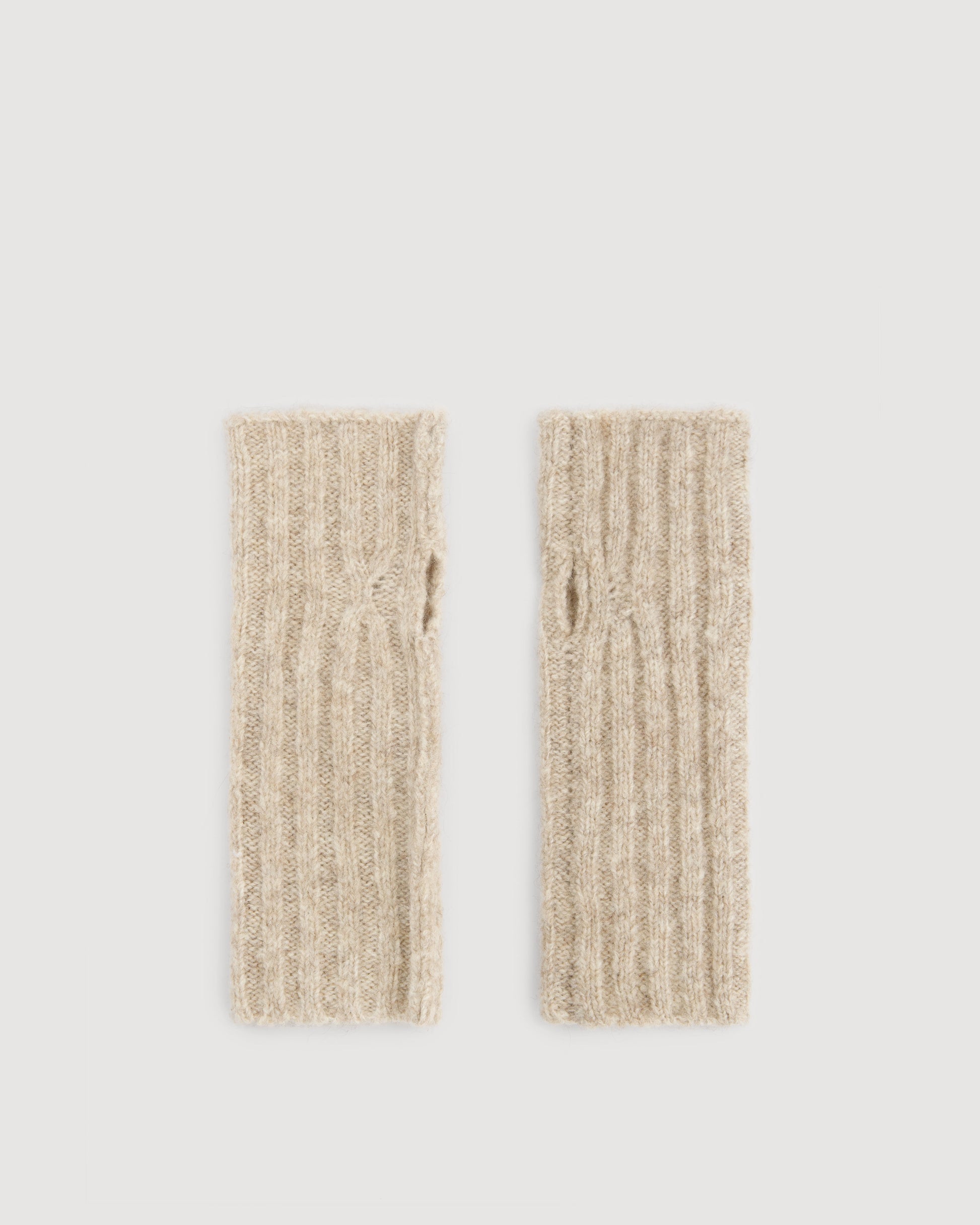 Mitaines Femme en Yak & Alpaga Naturel Gloves