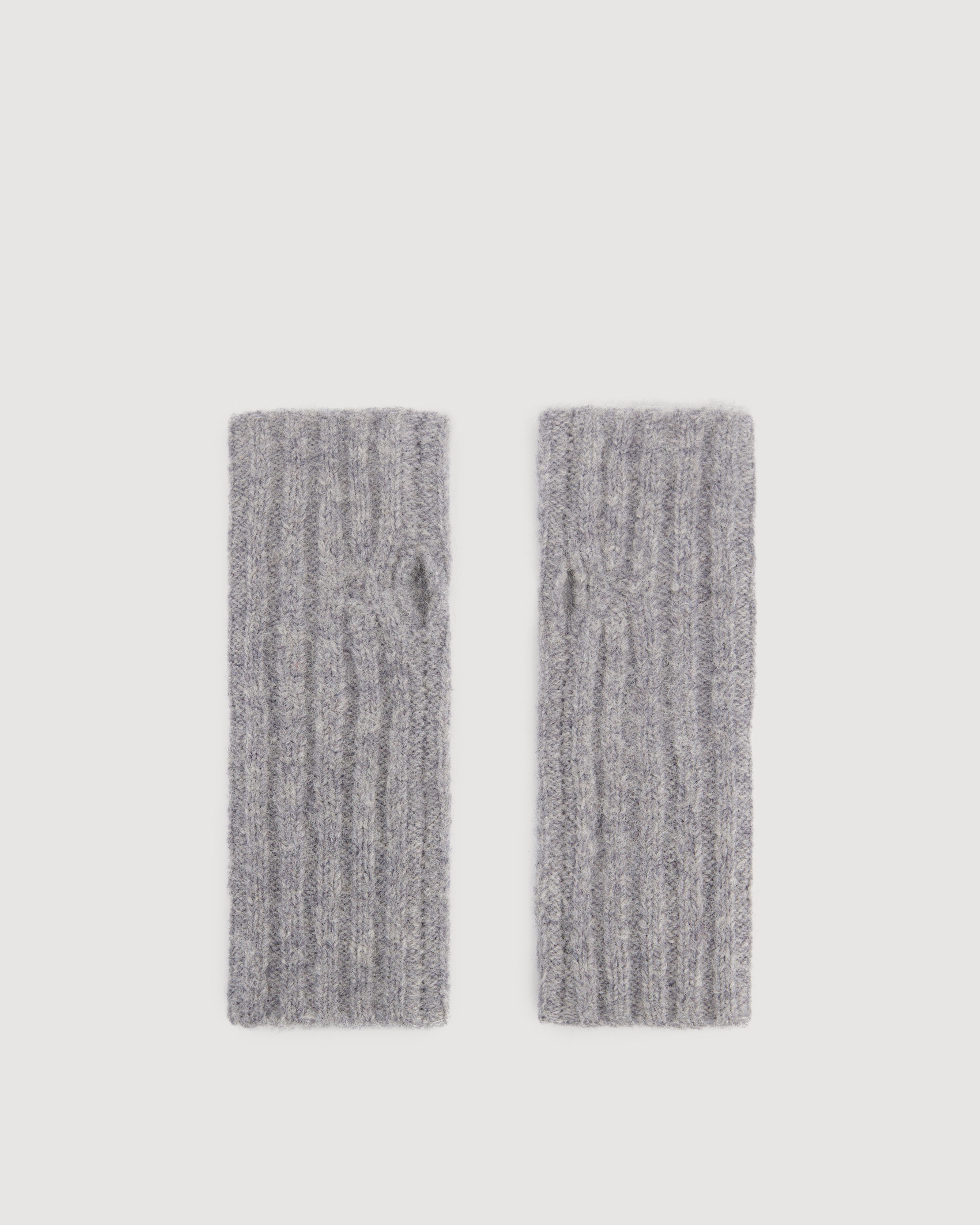 Mitaines Femme en Yak & Alpaga Gris chiné Gloves