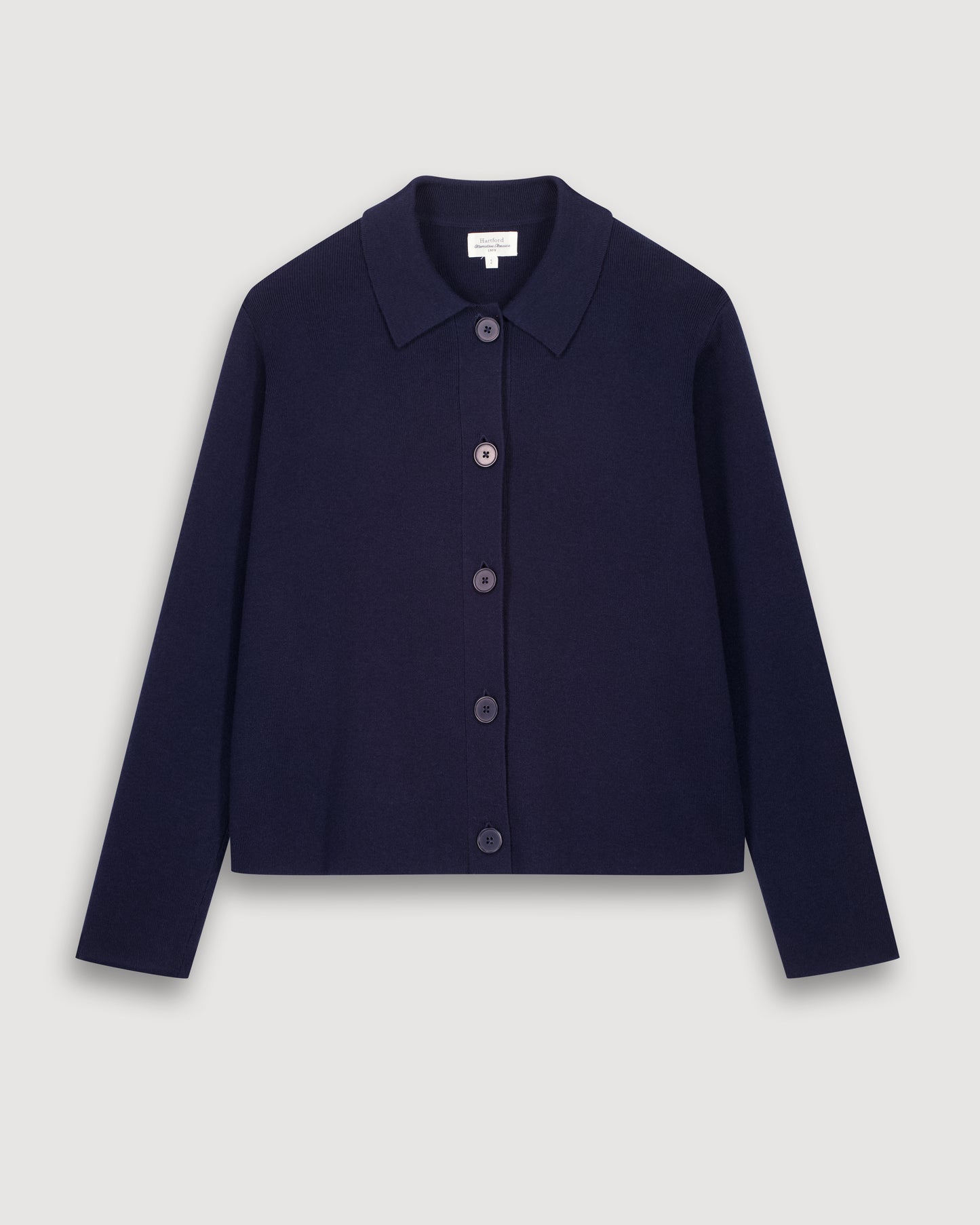 Message Women's Navy Blue Viscose & Merinos Wool Sweat