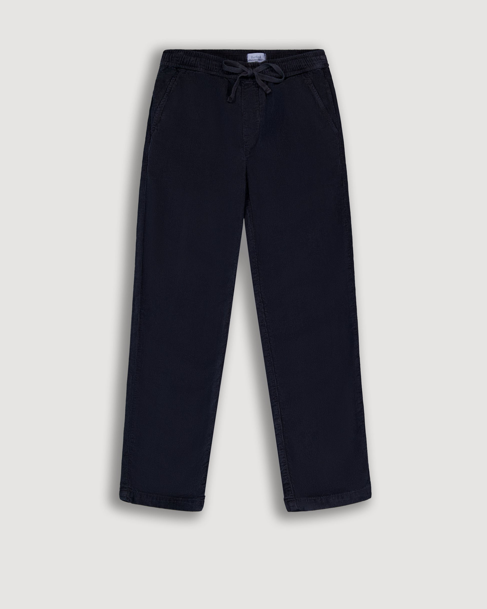 Pantalon Garçon en Velours Côtelé Bleu Marine Gym