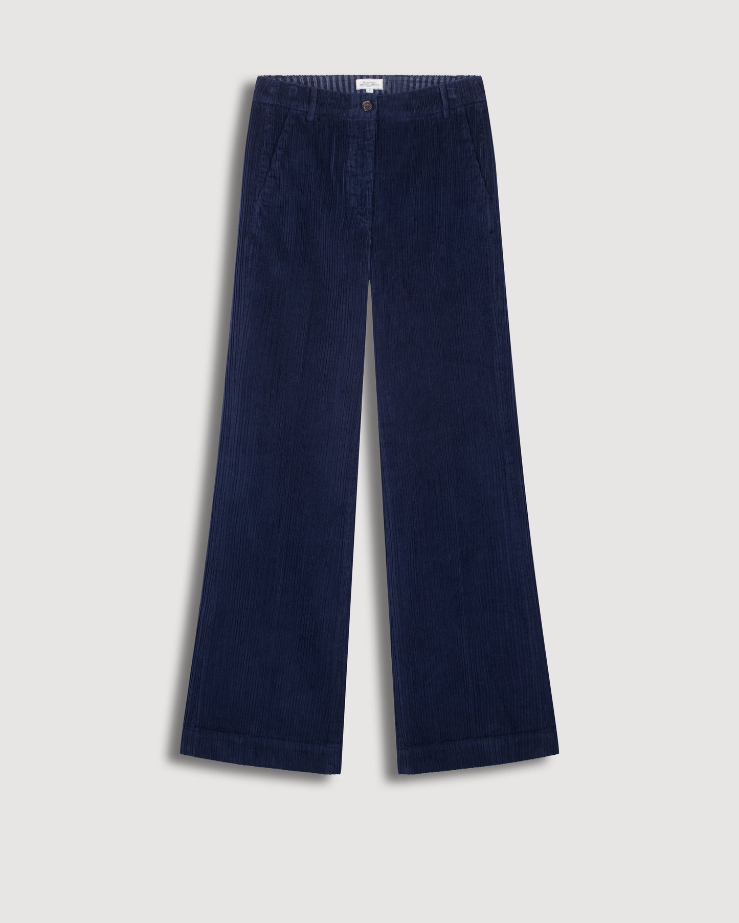 Pandore Women's Navy Blue Corduroy Pants