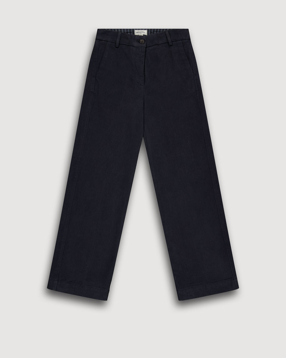 Pandore Girl's Blue Lyocell & Cotton Pants - Image principale