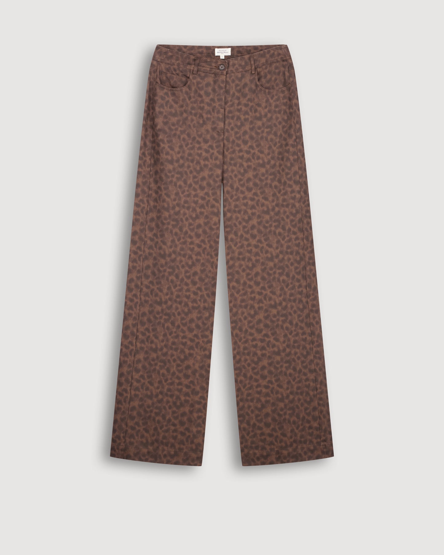Pilote Women's Leopard Cotton & Lyocell Pants