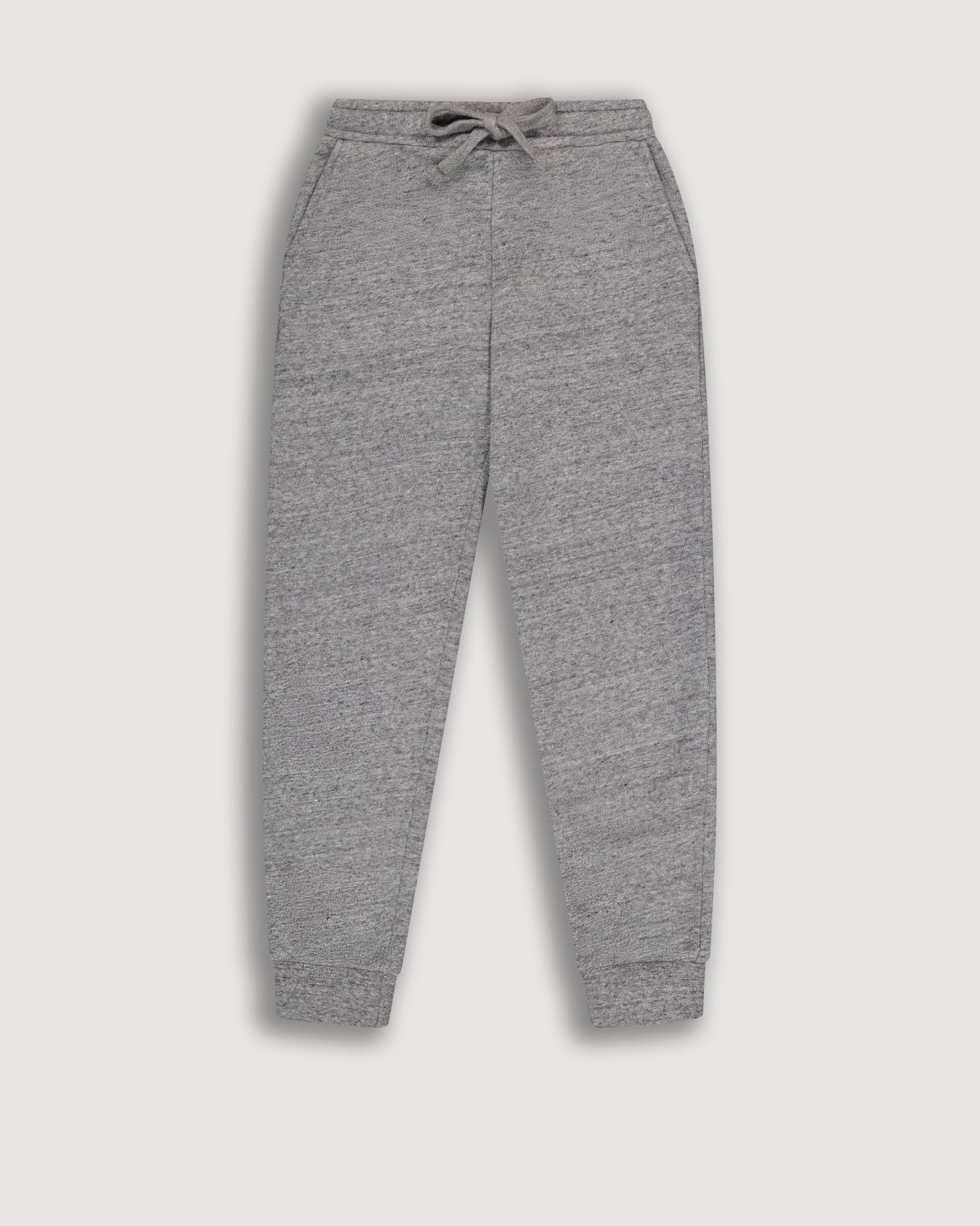 Pantalon Garçon en Molleton Gris Jog