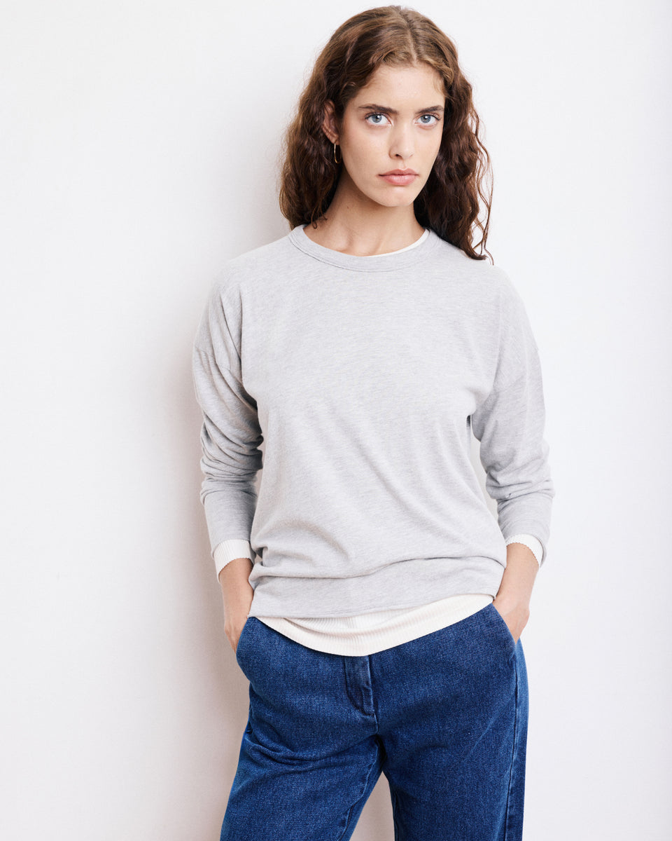 Camiseta Algodón para mujer & Modal Tarmac Gris - Image alternative