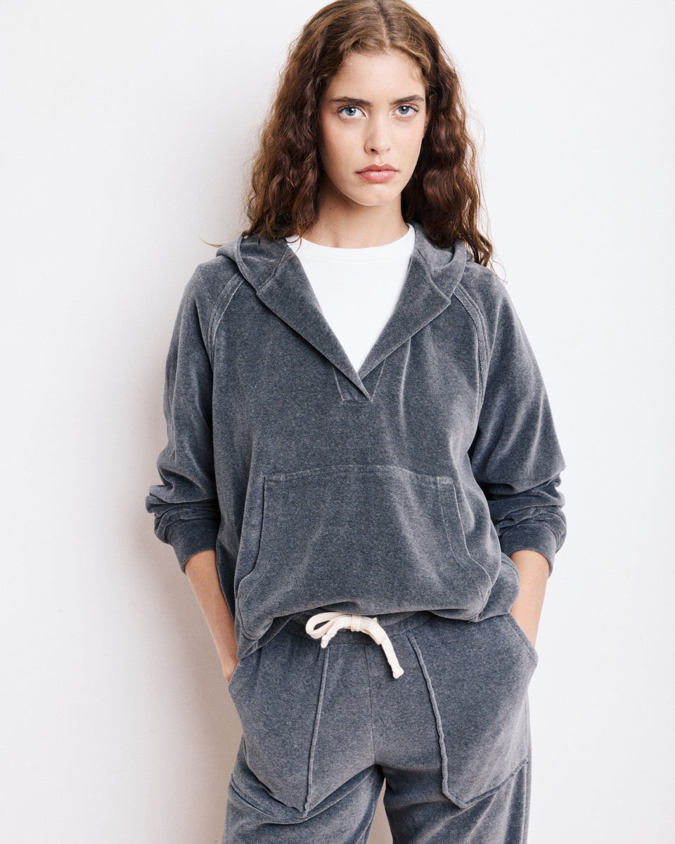 Tag Women's Anthracite Grey Fleece Sweatshirt - Image alternative