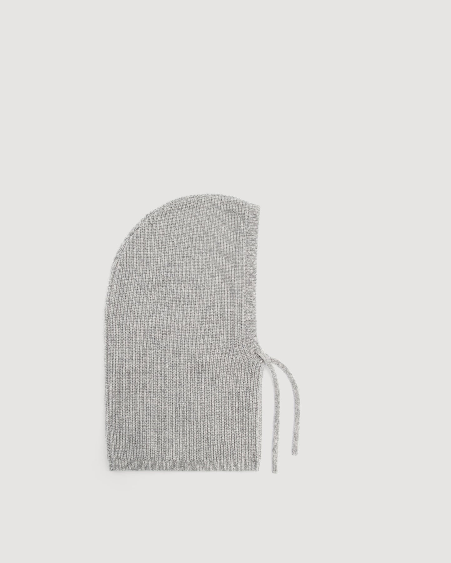 Cagoule Femme en Laine & Cachemire Gris Chiné Mellon
