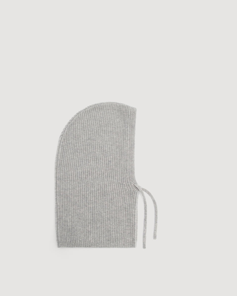 Mellon Women's Heather Grey Wool & Cashmere Beanie - Image 3