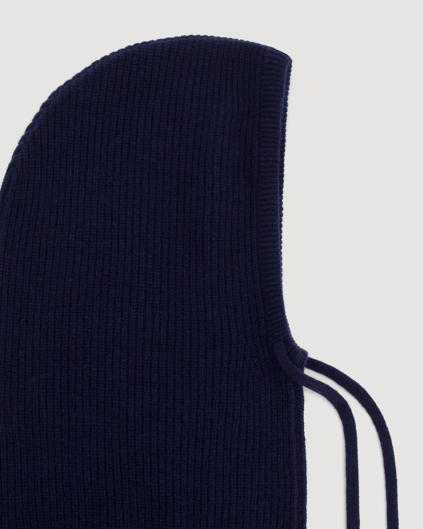 Cagoule Femme en Laine & Cachemire Bleu Marine Mellon